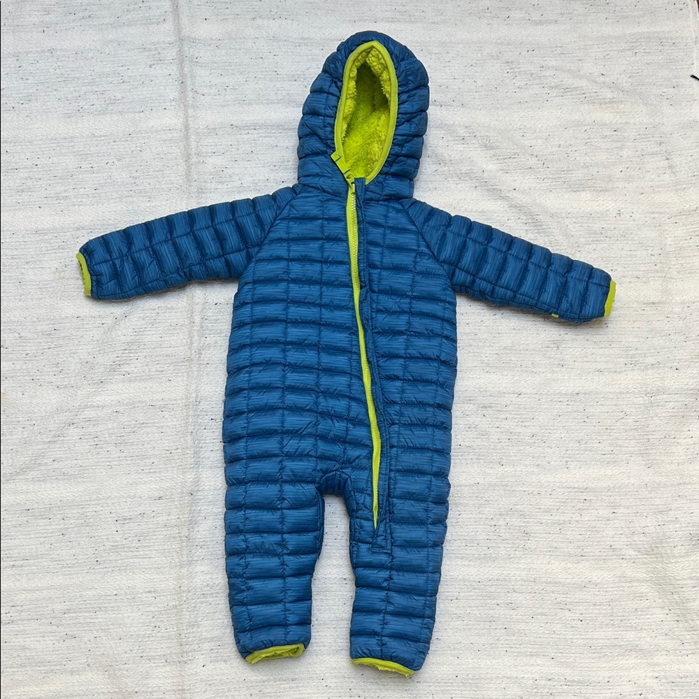 Snozu Baby Snowsuit blue and green